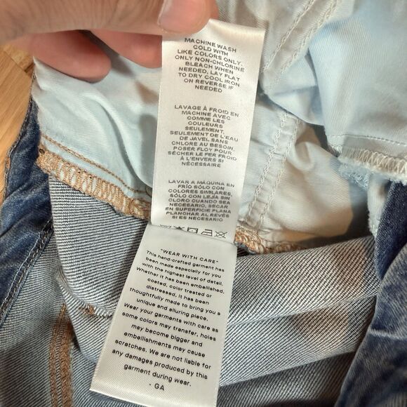 NWT Good American “Good Classic” Women’s Jeans Size 24 Indigo Blue MSRP $165 - Picture 5 of 9